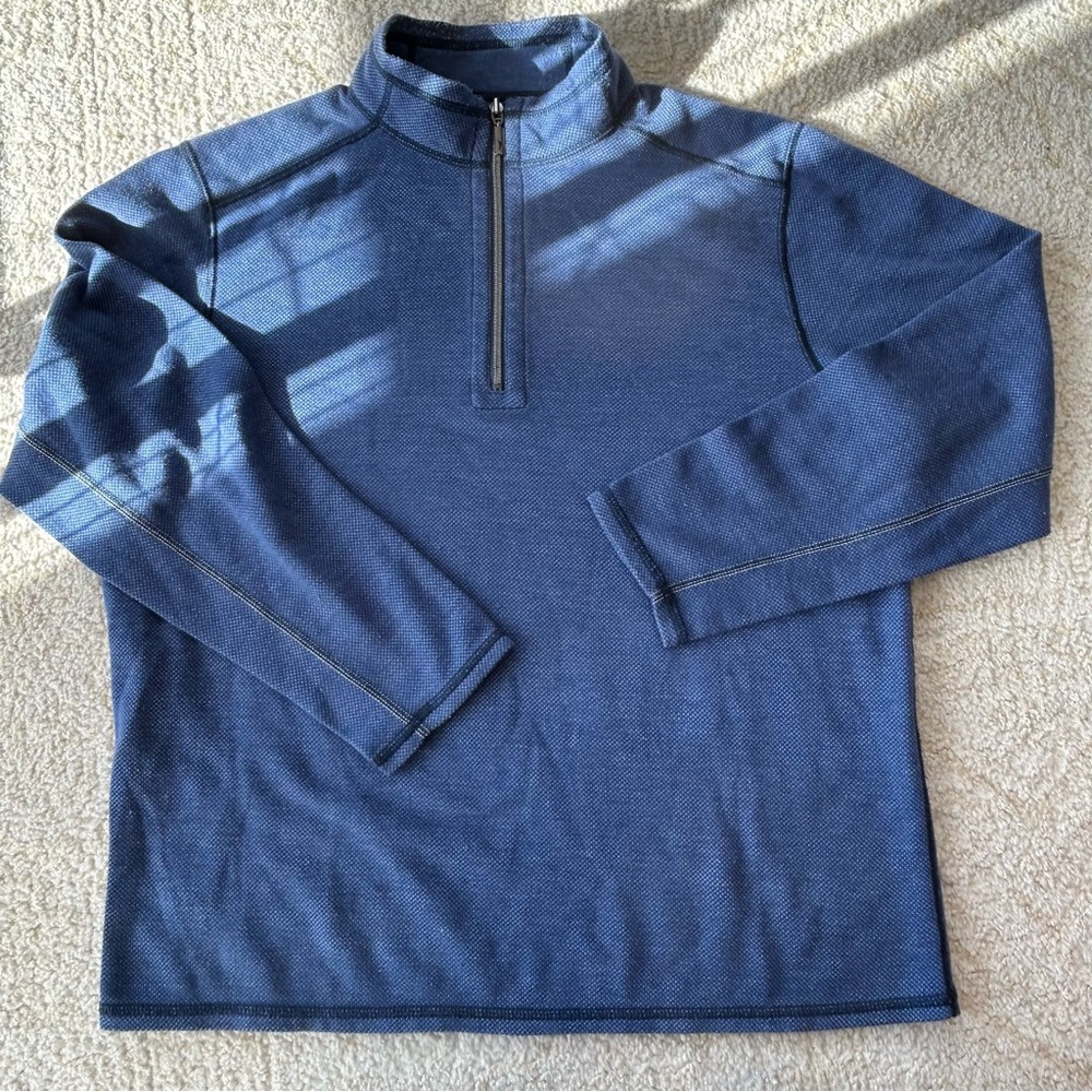Tommy Bahama - Reversible Quarter Zip- Men Sz M